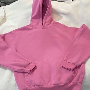 Comfrt Minimalist Hoodie Pink Oversized Large ✨